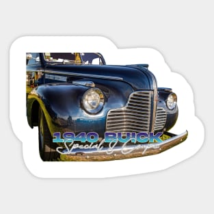 Restored 1940 Buick Special 8 Coupe Sticker